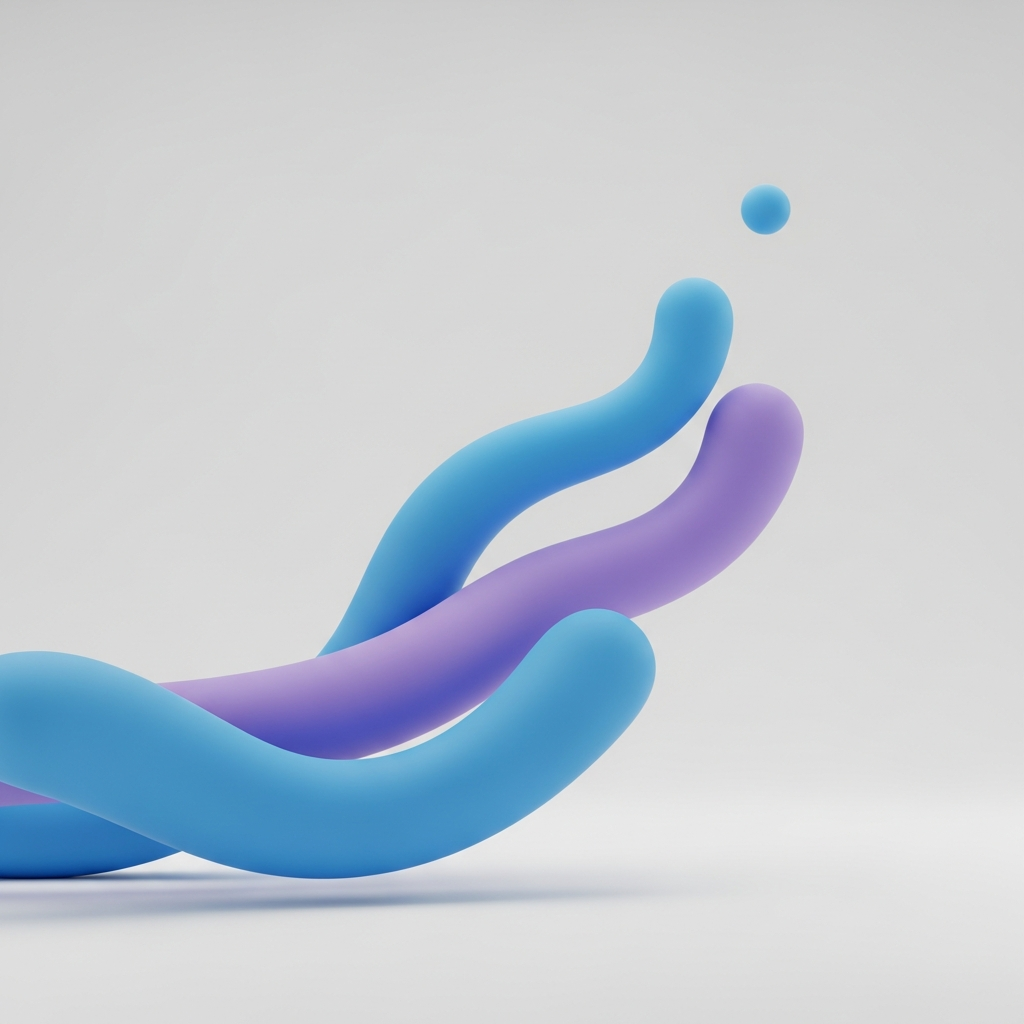 Abstract wellbeing illustration